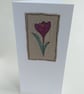 Embroidered Crocus Card - Image 2
