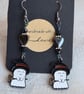 Cute Witch Ghost dangly earrings - Image 2