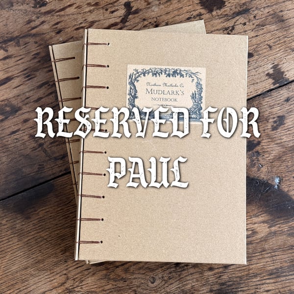 RESERVED FOR PAUL Mudlark's Notebook