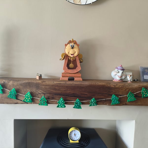 Felt Christmas tree garland