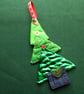 stitched textile hanging decorations - Image 1