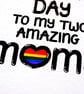 Gay, Lesbian, LGBTQ Mothers Day Card For Two Mums From Son, Daughter - Image 3