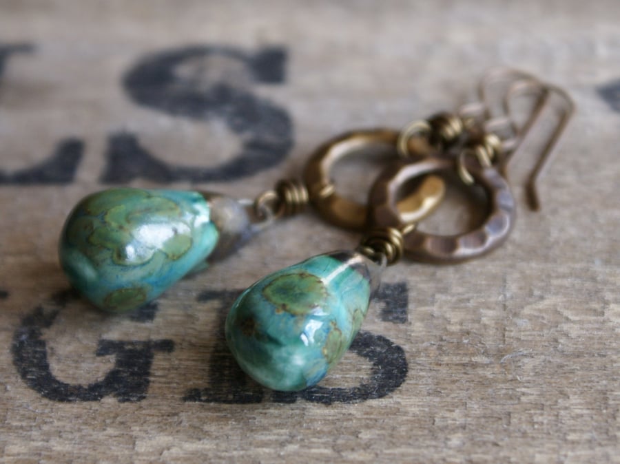 Rustic Drop Earrings