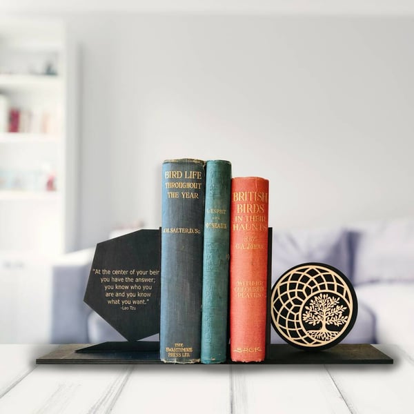 Personalised Tree Bookends