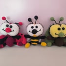 Crochet ladybird