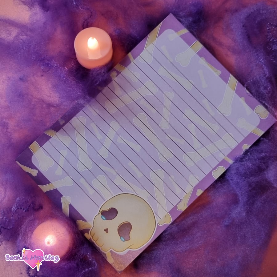 Dead Tired Notepad - A5 Lined Notepad - Gifts, Stationery