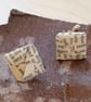 Book Page Cufflinks, Upcycled Book Page, choose book title,Literary Wedding 