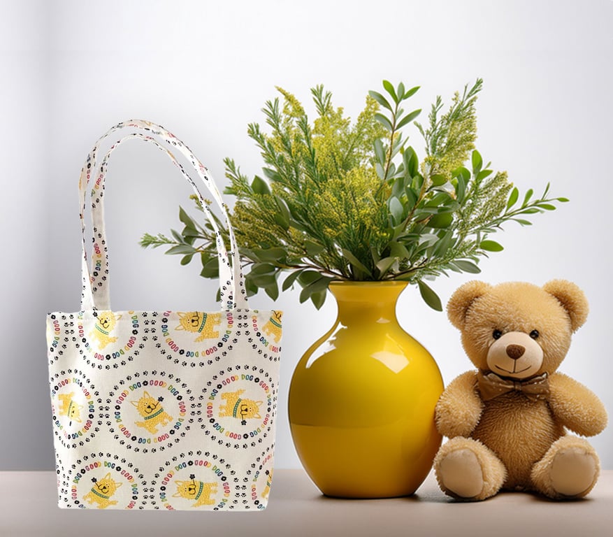 Good Dog Children's Tote Bag-Baby Shower bag-Handmade Tote Bag-CTB082