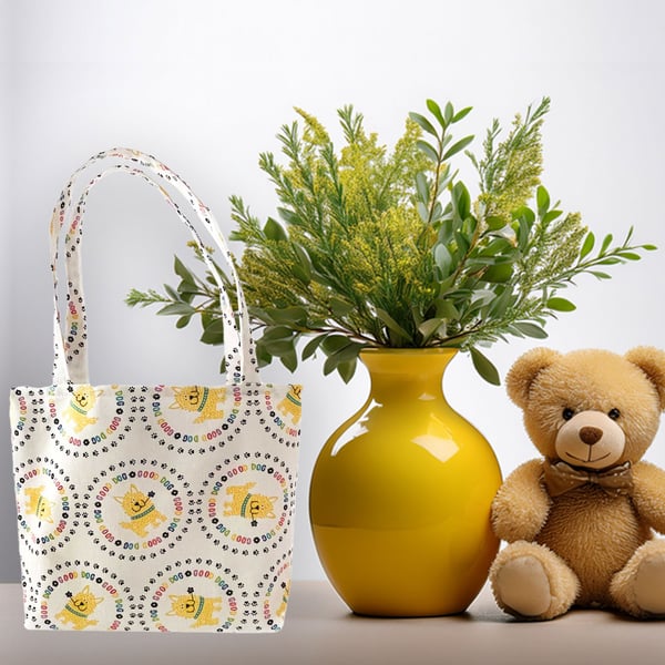 Good Dog Children's Tote Bag-Baby Shower bag-Handmade Tote Bag-CTB082