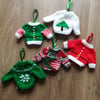 Mini Christmas Jumpers (set of 5)