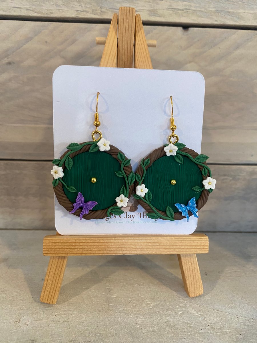 Hobbit Door Earrings 