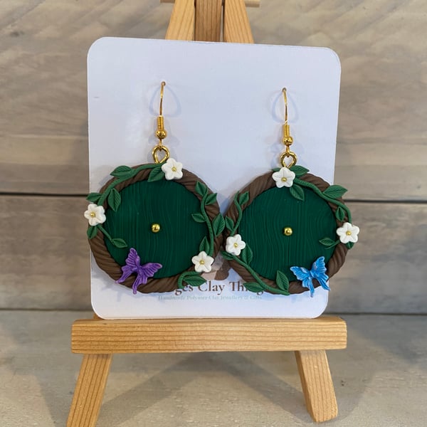 Hobbit Door Earrings 