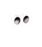Shell Stud Earrings, Black Lip Mother of Pearl Sterling Silver Studs - Image 4