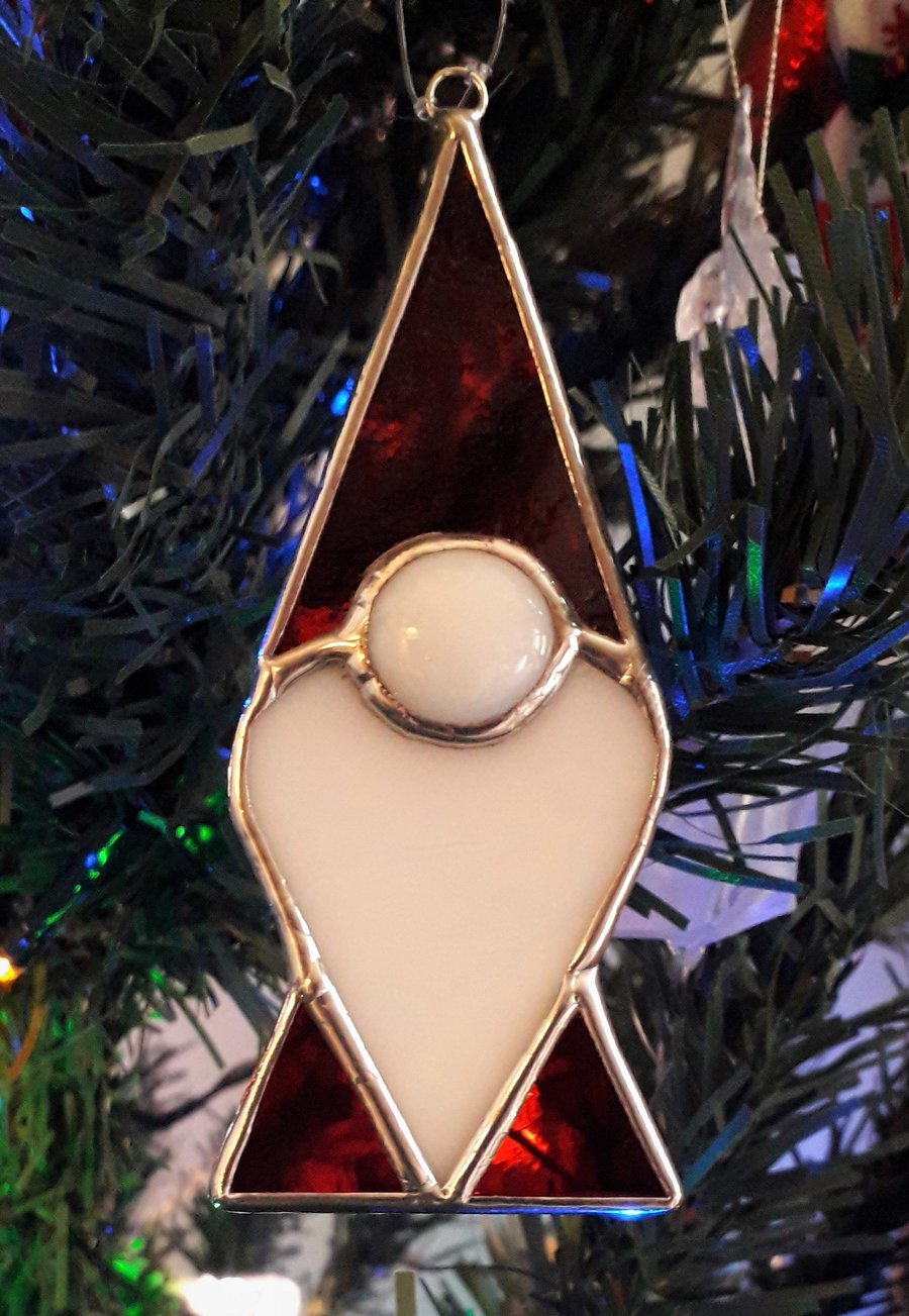 STAINED GLASS NORDIC SANTA