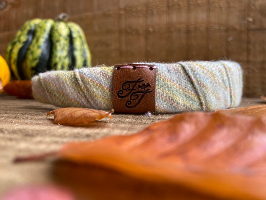 Hand Painted & Hand Woven 'Somerset Sunsets' Cashmere Wrap Headband