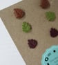 Autumn mini leaf stud earrings set - choose your style - Image 7