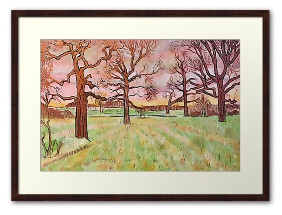 Framed Print Wall Art Taken From The Original Oil Painting ‘Sweet Harmony’