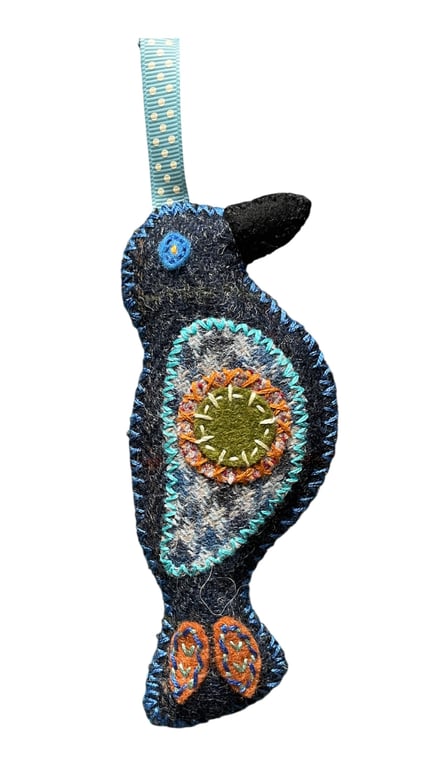 Small Lavender filled Raven (FR3)