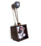 Miniature Robin textile art in wooden drawer box, 3D fabric wall hanging - Image 5