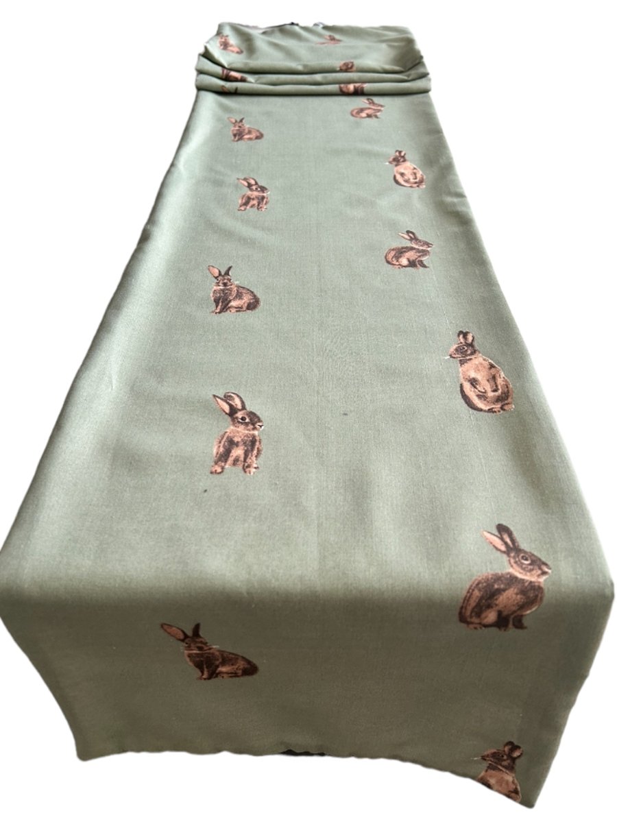 Hare, Rabbit. Easter. Print, Table Runner 1.9 x 30cm Gift Idea