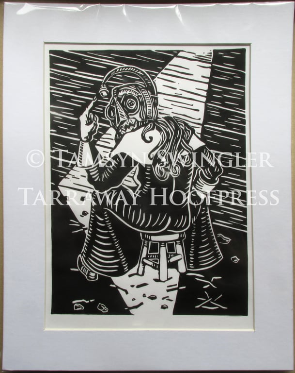 The Scold - Limited Edition - Lino Cut Print