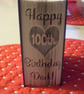 Happy 100th birthday Dad CUT & FOLD Book Folding Pattern - EMAILED PDF PATTERN - Image 3