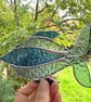 Stained Glass Funky Fish Suncatcher - Handmade Window Decoration - Image 8