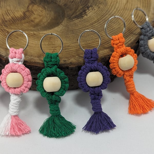 Macrame keyrings