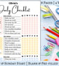 Editable Daily Checklist for Kids, Kids To Do List, Canva Template