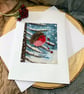 Robin In The Tree - Christmas Card. - Image 6
