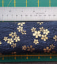 Blue Wave And Gold Sakura Flower Glasses Case. Fabric Pouch - Image 5