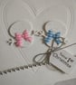 Unique Handmade Twins First Christmas Card  - Image 2