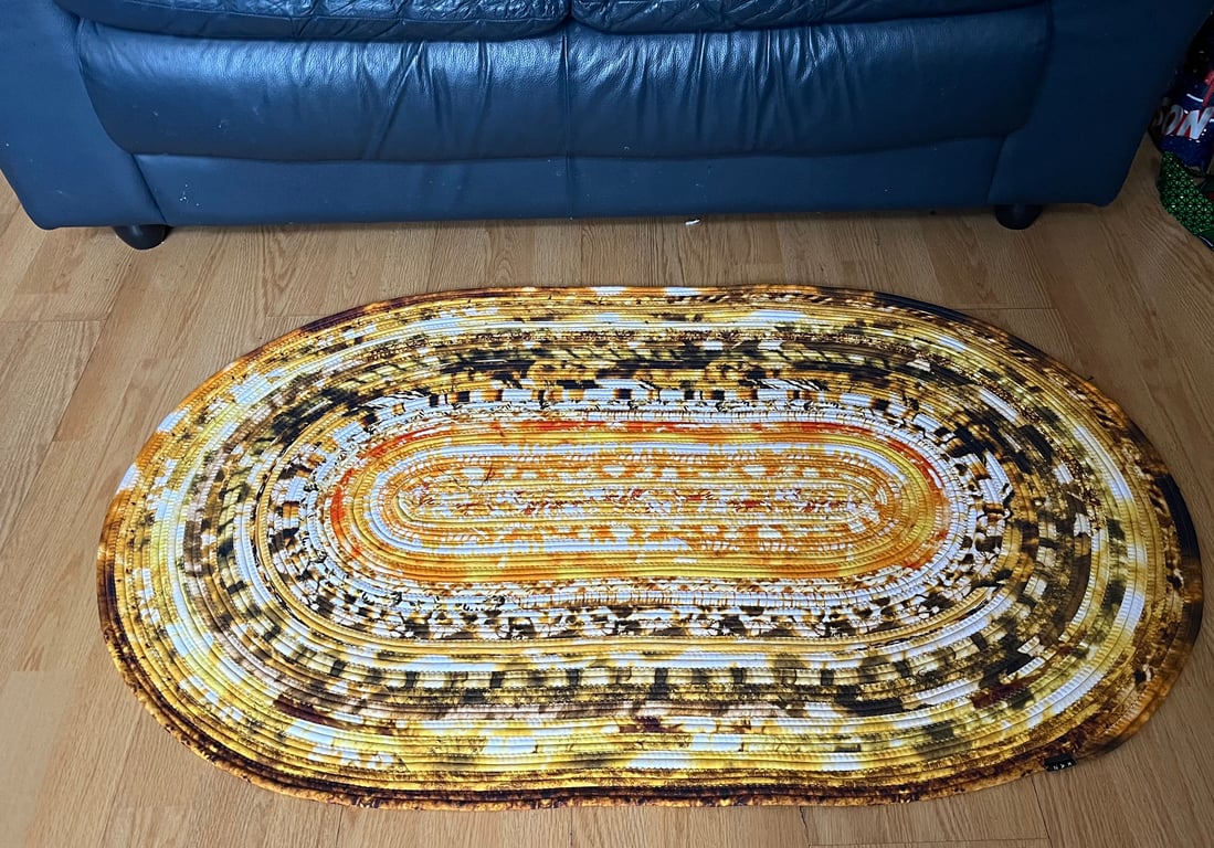 Handmade Jelly Roll Rug