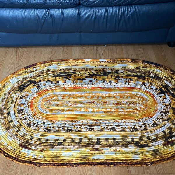 Handmade Jelly Roll Rug