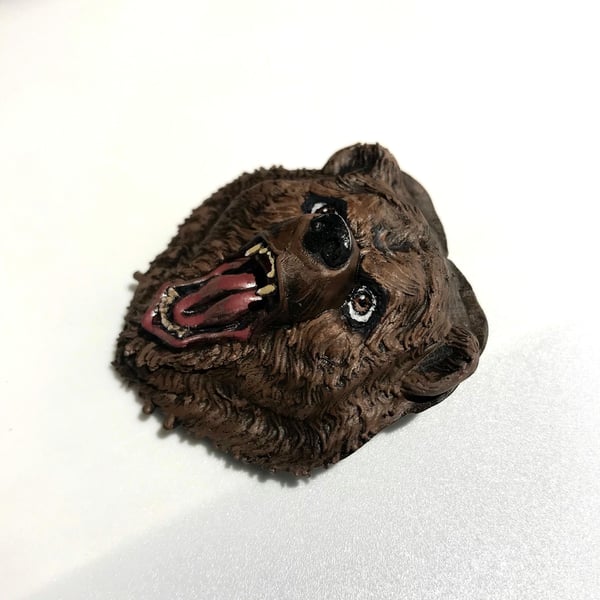 Fridge Magnet Grizzly Bear Decoration