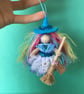 Rainbow And Blue Witch Doll Hanging Decoration, Witch Core, Halloween Decoration - Image 3