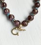 Handcrafted Beads Necklace with open pendant hook