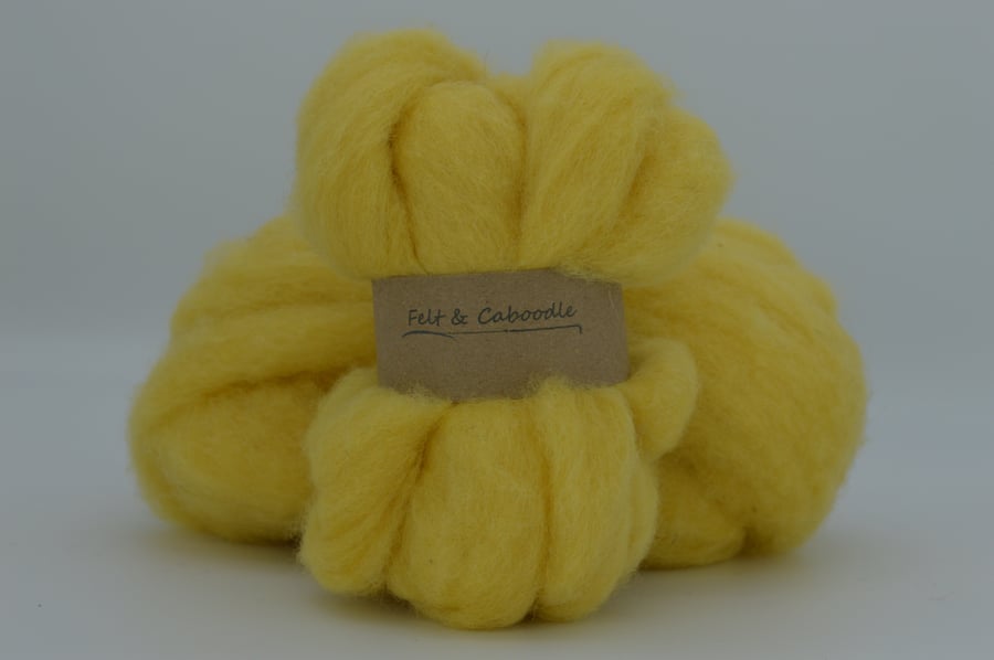 Catkin Carded Corriedale wool fibre