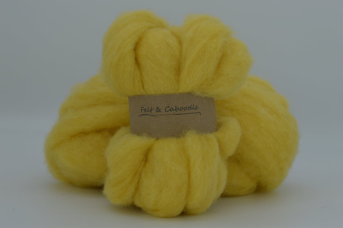 Catkin Carded Corriedale wool fibre