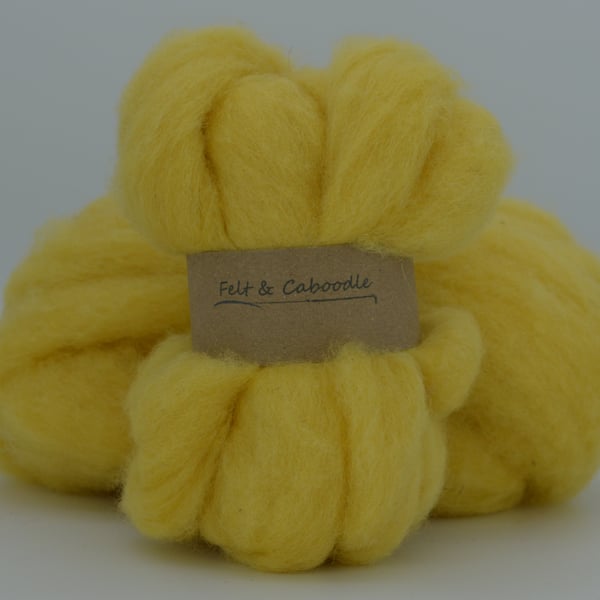 Catkin Carded Corriedale wool fibre