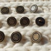 15mm 24L buttons Antique Brass.