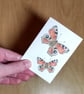 Mini butterfly greetings cards - pack of 4 blank note cards, A7 (10.5x7.4 cm)  - Image 5