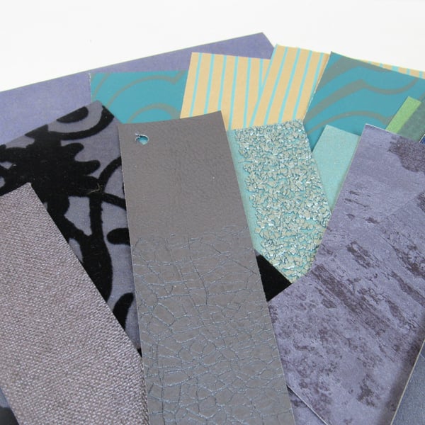 Mixed Blues, Greys, Purples Wallpaper Craft Pack
