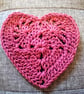 Set of 4 Crochet Heart Coasters  - Image 9