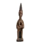 Yoruba maternity statue, nigerian tribal art, west african woman sculpture, - Image 3