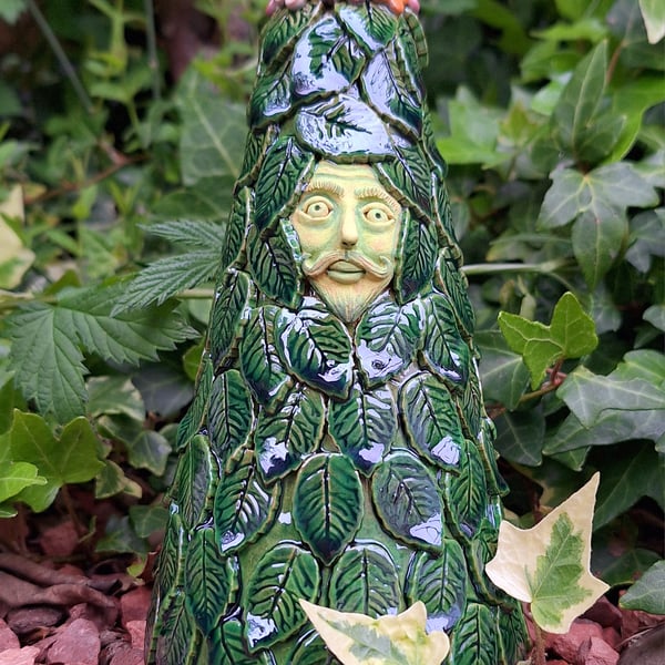 Jack in the Green - ceramic figurine