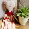 Primitive ,folk art ,cloth dolls ( no.1)