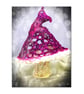 Handmade Pink Toadstool Christmas tree decoration - Image 2
