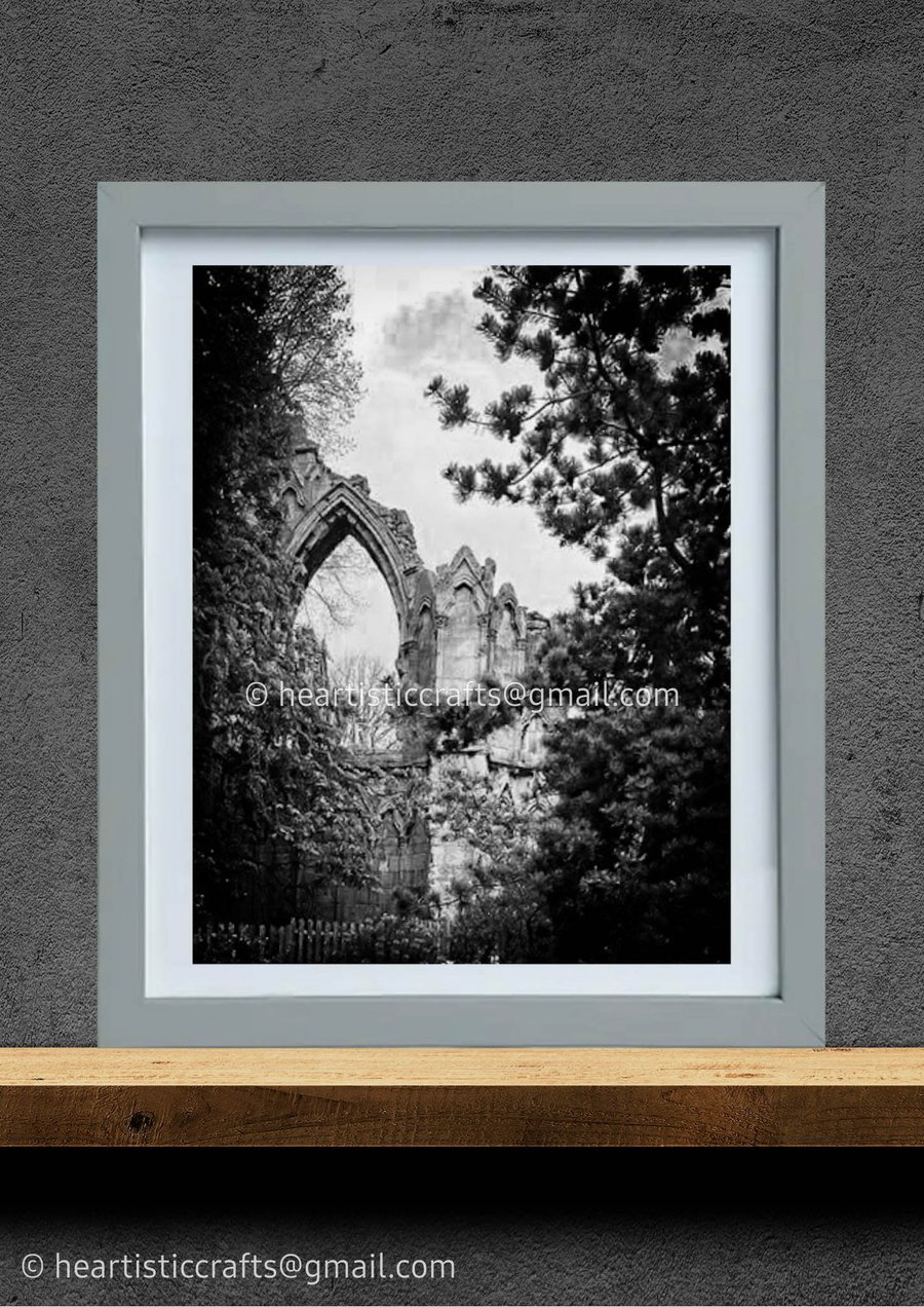 York black and white print 