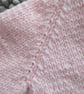 16" Pink Baby Bobble Edged Cardigan - Image 6